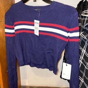 a cropped sweater!